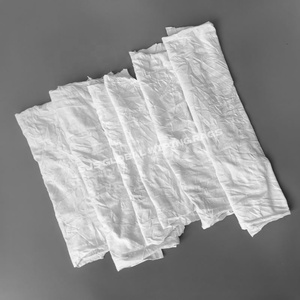 Trapos de Algodón Blancos Disponibles en Stock para Uso Industrial, Trapos de Algodón Blancos con Estampado, Trapos de Algodón Blancos de 1.5KG - Product Image 1