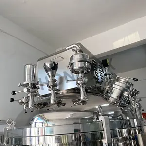 Hone Automatic Big Batch Food Factory Máquina De Fazer Queijo Misturador De Vácuo Tanque De Mistura De Creme Homogeneizador