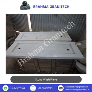 ชุดอ่างล้างหน้าหินอ่อนธรรมชาติคุณภาพแท้ แบรนด์ Brahma Granitech แบบติดผนัง สำหรับโครงการห้องน้ำ - Product Image 3
