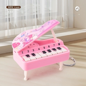 Llavero de piano miniatura de colores al por mayor, portátil y tocarable, juguete musical de 7 notas para mochila infantil, accesorios para llaves - Product Image 5
