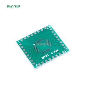 Tấm Kiểm Tra IC Chân DIP SMD Sang <span class=keywords><strong>DIP32</strong></span> OEM/ODM Ổ Cắm Pitch 0.8Mm Bộ Chuyển Đổi Bảng Mạch <span class=keywords><strong>PCB</strong></span> TQFP32 - Product Image 1