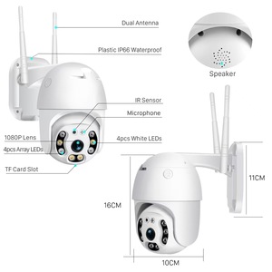 Real 1080P 2MP Wireless Motion Night Vision Detection Security Light Cctv IP <b>Camera</b> Video Recording Mini Wifi Dual <b>Bulb</b> <b>Camera</b> - Product Image 4