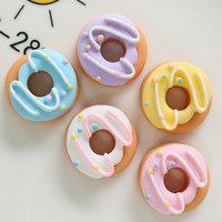 Diy donat lucu Resin pipih bahan Resin pengisi untuk dekorasi