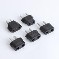 Adaptateur de prise électrique standard européen Convertisseurs de voyage EU vers USA Prise AC européenne Prise électrique américaine Adaptateur de prise de lampe Convertisseurs