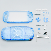 Baru Transparan Konsol Game Shell Aksesoris untuk PSP 3000 Konsol Set Lengkap Tombol Perbaikan Bagian Penggantian Shell DIY