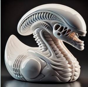 Wowei - Escultura <span class=keywords><strong>de</strong></span> Pato <span class=keywords><strong>de</strong></span> Resina Única, <span class=keywords><strong>Personaje</strong></span> <span class=keywords><strong>de</strong></span> Película <span class=keywords><strong>de</strong></span> Terror, Lindo, Escala 1/12, Unisex, Juguete Antiestrés, Decoración Creativa y Divertida - Product Image 3