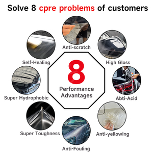 <span class=keywords><strong>Film</strong></span> de protection de peinture transparent mat PPF de haute qualité Lubrizol TPU PPF pour voiture, <span class=keywords><strong>moto</strong></span>, vélo 1,52x15M par rouleau - Product Image 3
