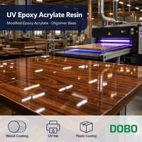 Resina Epoxi Acrílica de Curado UV DOBO para Recubrimiento de Madera, Tinta y Plástico, Curado Rápido, Alta Dureza, Oligómero Epoxi Acrílico Modificado