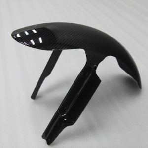 บังโคลนหน้ารถจักรยานยนต์ทำจากคาร์บอนไฟเบอร์ทอสำหรับ <span class=keywords><strong>Harley</strong></span> softail Rider s/st fxrst fxlrs fxlrst - Product Image 1