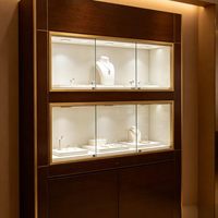 Vitrine à bijoux GZowin avec éclairage LED, robuste, légère, durable, écologique, recyclable, étanche, personnalisable, de haute qualité