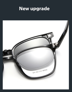 Monture <span class=keywords><strong>de</strong></span> lunettes optiques <span class=keywords><strong>de</strong></span> luxe haute définition, mode <span class=keywords><strong>Vogue</strong></span>, pour hommes et femmes, lunettes polarisées, clip magnétique pour lunettes <span class=keywords><strong>de</strong></span> <span class=keywords><strong>soleil</strong></span> - Product Image 3