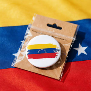 Épinglette souvenir en métal personnalisée du drapeau vénézuélien, République bolivarienne du Venezuela, patriotisme, VE, usine de DongGuan, bienvenue à la <span class=keywords><strong>visite</strong></span> - Product Image 6