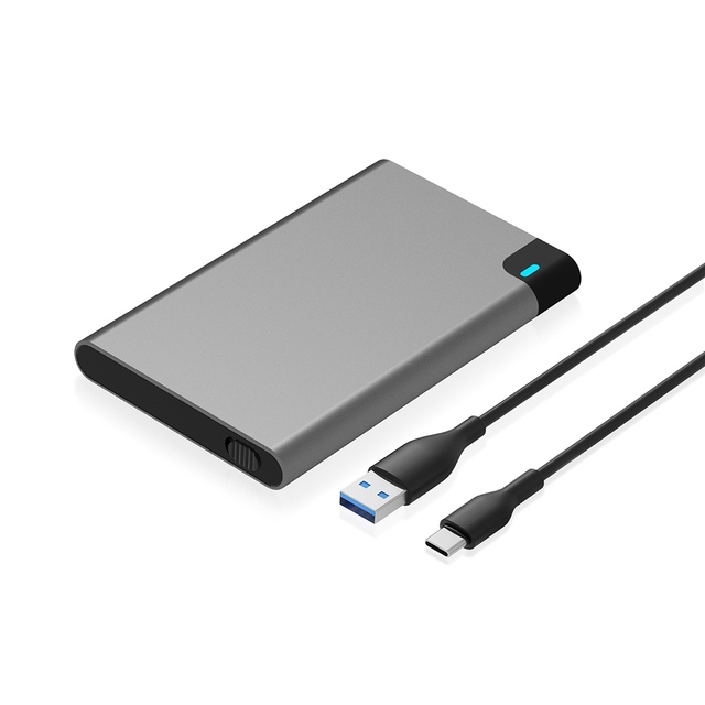 External Hard Drive Enclosure Type-C/A USB 3.1 to Sata Case Compatible for 2.5 Inch 4TB HDD SSD