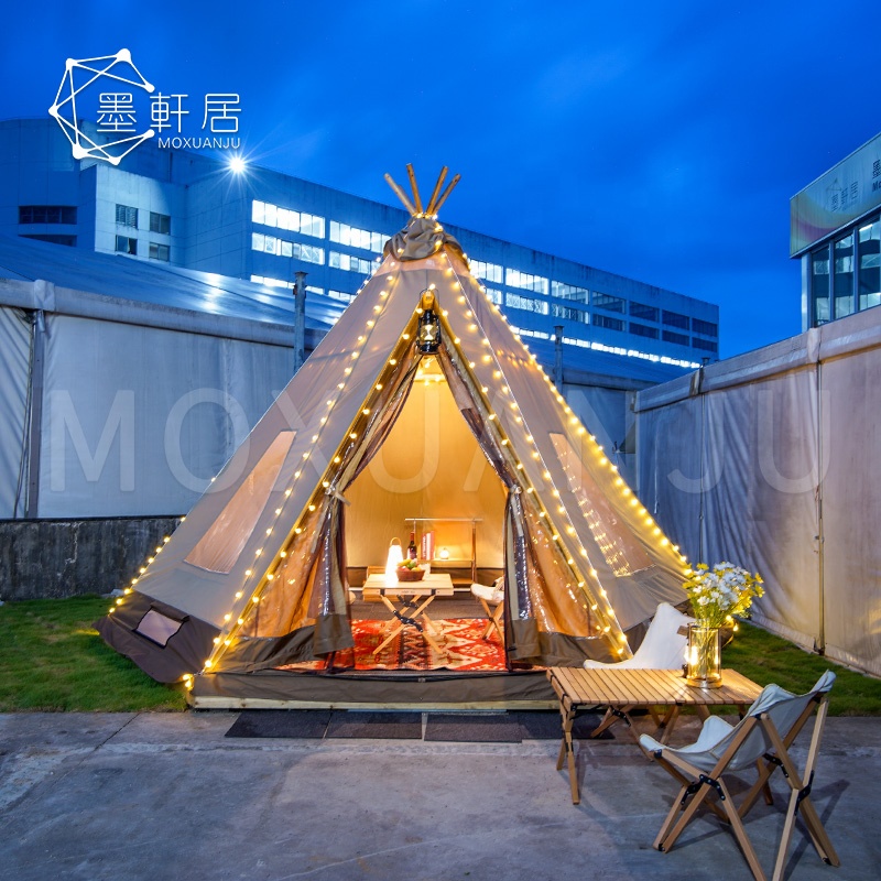 Large Holes Fabric Festival Wedding Event Stretch Tent For 300 Seater