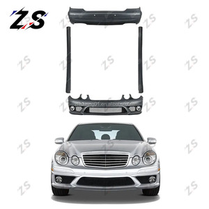 ZS W211 in fibra di carbonio BodyKit diffusore paraurti posteriore per Mercedes Benz E Class W211 AMG E63 2006-2009