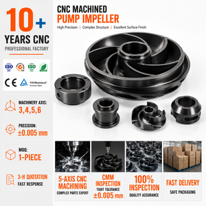 ใบพัดปั๊มสแตนเลสแบบกำหนดเอง 5- CNC Machining ทนแรงดันสูง สำหรับบำบัดน้ำอุตสาหกรรมและงานทางทะเล - Product Image 1