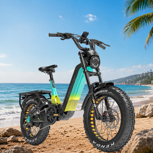 Bicicleta Eléctrica Híbrida de 1000W, 48V, Aleación de Aluminio, Batería de Litio, Pantalla LCD, Doble Suspensión, Impermeable, para Adultos, Montaña y Ciudad, con Torque - Product Image 1