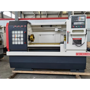 Torno <span class=keywords><strong>CNC</strong></span> de metal de alta precisión de ventas directas del fabricante CK6136 Torneado de Máquina Herramienta de metal Torno horizontal <span class=keywords><strong>CNC</strong></span> de metal - Product Image 1