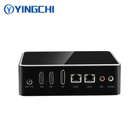 YINGCHI Mini PC personnel Openciaw Ai, processeur Intel Quad Core, 8 ports USB, 2 ports HD DP, affichage 4K, 2 ports LAN 1000M, ordinateur portable de bureau