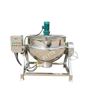 Large capacity LPG jacketed kettle tilting jacketed cooking equipment for restaurant kitchen