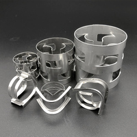 Filter baja tahan karat 16mm 25mm 38mm 50mm 76mm cincin Pall Imtp Intalox sadel kemasan acak untuk industri petrokimia