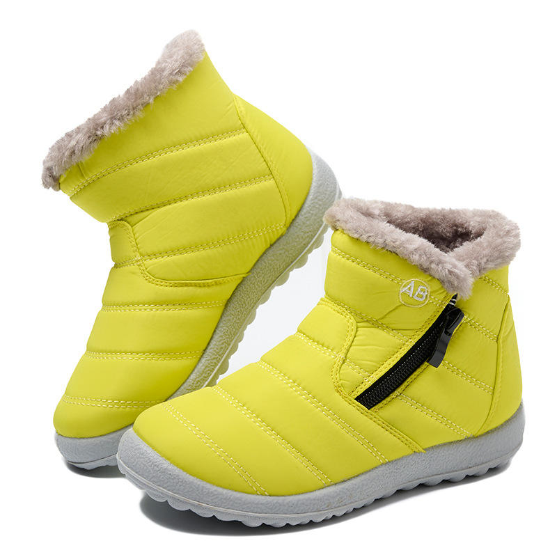 Warm Waterproof Outdoor Slip Resistant Winter Boots for Kids