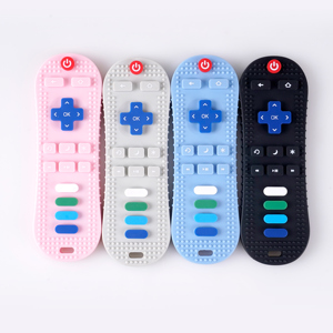 BPA-free mềm Silicone bé teethers cấp thực phẩm TV điều khiển từ xa Teether đồ chơi cho trẻ sơ sinh - Product Image 1