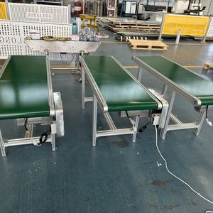 PVC bant konveyör ile Motor yüksek kalite PVC/PU bant konveyör makinesi montaj hattı ekipmanları gıda sınıfı PU bant konveyör hattı - Product Image 3