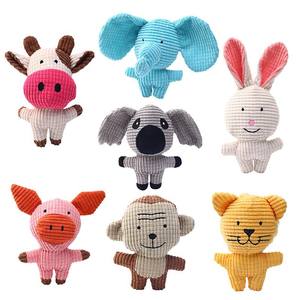 Eco-Friendly PP Cotton Plush <b>Sounding</b> Cartoon Animal Bite-resistant Dog <b>Toys</b> - Product Image 1