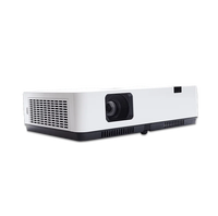 Projecteur 3LCD 3500 lumens à longue portée, compatible 4K, pour salle de conférence, salle de classe, grand écran, cinéma laser Fusion, cinéma maison
