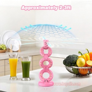 Répulsif anti-guêpes portable extensible pour intérieur et extérieur, avec pales holographiques, ventilateur anti-mouches - Product Image 4