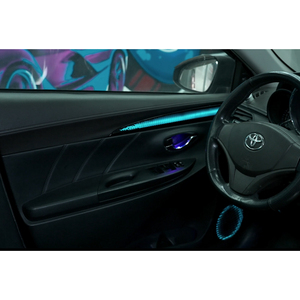 Kit d'éclairage d'ambiance pour voiture Symphony à haute luminosité pour Toyota Vios/Yaris L/Yaris 2014-2020, bande LED intérieure en acrylique pour éclairage d'ambiance - Product Image 4