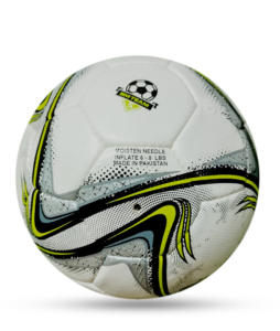 Venta al por mayor de balones de fútbol de cuero PU de tamaño 5 personalizados de alta calidad cosidos a máquina con unión térmica - Product Image 2