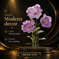 Bunga Peony Cornflower Sutra Buatan Tangan Ukuran Besar dari Tulle - Dekorasi Pernikahan Sempurna, Properti Panggung, Pemotretan