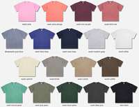 T-shirt à manches courtes en coton 100 % personnalisé avec logo, marque privée, 250 g, imprimé collage vintage noir pour homme, été