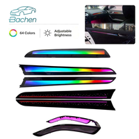 Kit d'éclairage d'ambiance décoratif multi-styles pour Audi A4L B8 Q5 2009-2017, LED 64 couleurs, amélioration intérieure, produit phare