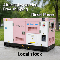 Groupe électrogène diesel super silencieux Perkins Ricardo Cummins 15KW 20KW 30KW 40KW 50KVA 70KW 500KW triphasé avec démarrage automatique et ATS