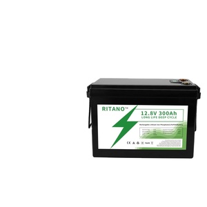 Batterie LiFePO4 rechargeable <span class=keywords><strong>RITANO</strong></span> 12V 12.8V 100Ah 280Ah 300Ah Garantie 5 ans 6000 cycles JBD BMS pour camping-car, véhicule électrique, bateau, yacht, vélo électrique - Product Image 1