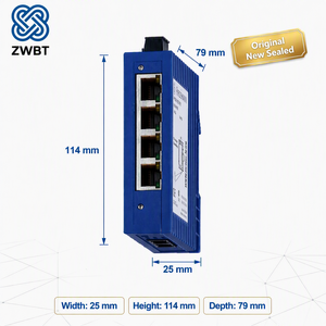 SPIDER 4TX/1FX Hirschmann EEC Switch Ethernet Industrial de Riel de Nivel Básico, 5 Puertos, 1 Gbps de Capacidad, Modo de Conmutación Store-Forward - Product Image 1