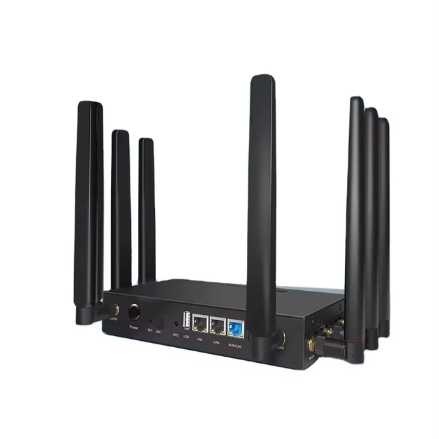 Hots Selling 5g Enterprise Wifi Router 5g Modem AX1800 WiFi-6 Router With Sim Card Slot NR NSA/SA 5G Cellular Router