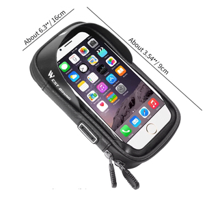 WEST BIKING 360 °   Sacoche de guidon de vélo étanche et antichoc avec écran tactile pour téléphone de 6 pouces - Product Image 3