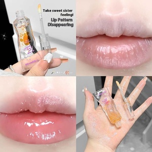 Cappuvini Student <span class=keywords><strong>Lip</strong></span> Oil Esmalte de labios transparente Esencia Bálsamo labial que cambia de color Gel Cuidado suave para sonreír - Product Image 2