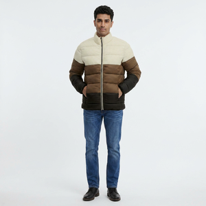 Chaqueta de Invierno Acolchada Personalizada, Suave y Cómoda, Estilo Burbuja, para Hombre - Product Image 1
