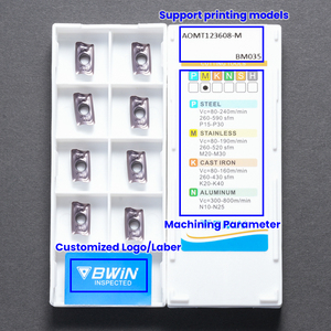 เครื่องกัดคาร์ไบด์ AOMT123608 aomt 123608 CNC ตัวแทรกโลหะ - Product Image 5