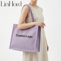 Sac fourre-tout en toile de coton réutilisable et écologique avec logo personnalisé, robuste, pour les courses, la plage, les promotions