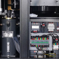 Compresseur d'air à vis monophasé à vitesse fixe 37KW 50HP à économie d'énergie avec PLC et fonctionnement silencieux