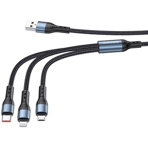 Cable de Carga 3 en 1 Jokade, Micro USB Tipo C, 1.2m, Carga Rápida, Múltiples Dispositivos - Product Image 4
