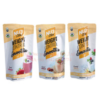 Impresión digital Friendly Bottom Sealed Flat Pouch Chips Candy Nuts Barra de chocolate Protein Bar Wrapper Small Packaging Mylar Bag