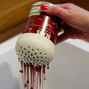 מסננת מיני רב תכליתית מסיליקון לשטיפת פירות וירקות, סלסלת ניקוז, קערת מסננת, מסננת לפחית - Product Image 1