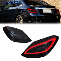 Feux arrière LED HETOP W205 2015-2021, feux arrière C300 C260 avec design de style CLS, lampes arrière LED Plug and Play pour Mercedes Benz
